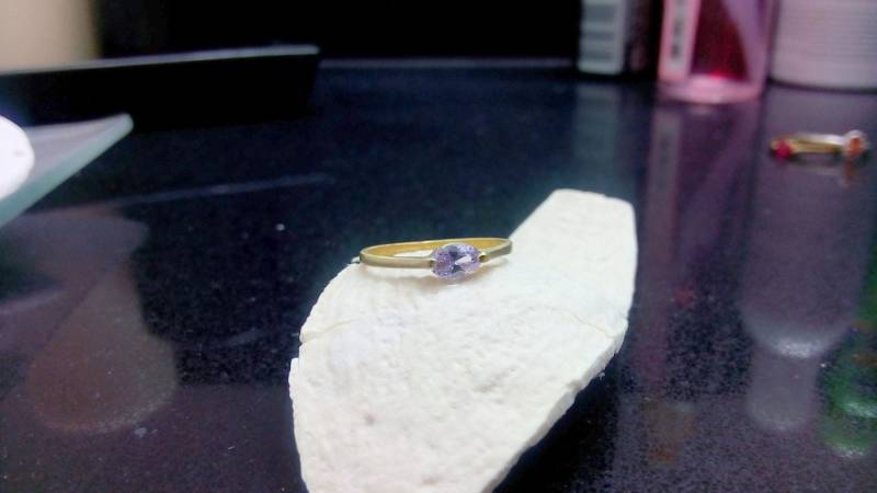 Alexandrit Ring 14K Gold Filled, Juni Geburtsstein Alexandrit Ring 14K Gold Filled, Juni Geburtsstein von CandySimpleJewelry