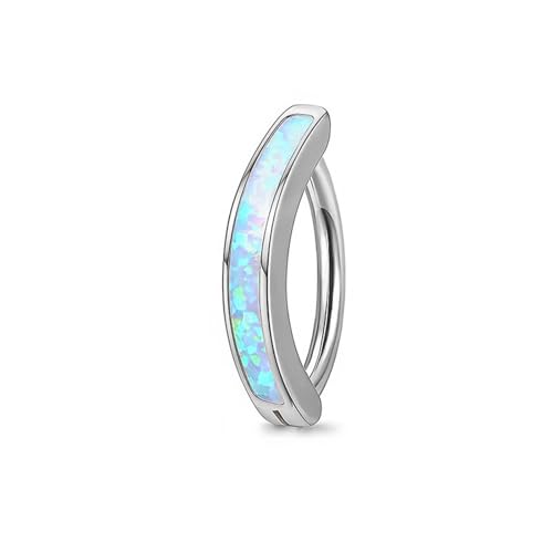 Candyfancy 14G Klicker Bauchnabelpiercing Titan Antiallergie Bauchnabelpiercing Opal 10mm Zirkonia Nabelpiercing Belly Piercing Bauchnabel Körperschmuck für Damen Herren Candyfancy 14G Klicker Bauchnabelpiercing Titan Antiallergie Bauchnabelpiercing Opal 10mm Zirkonia Nabelpiercing Belly Piercing Bauchnabel Körperschmuck für Damen Herren von Candyfancy