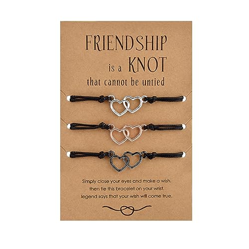 Candyfancy BFF Armbänder für 2 Freundschaft Armbänder Freundschaftsarmband Herz Armband Set Geschenk für Beste Freundin Mädchen Damen Candyfancy BFF Armbänder für 2 Freundschaft Armbänder Freundschaftsarmband Herz Armband Set Geschenk für Beste Freundin Mädchen Damen von Candyfancy