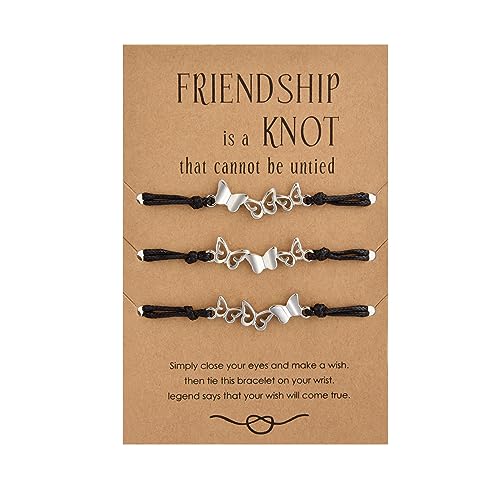 Candyfancy BFF Armbänder für 2 Freundschaft Armbänder Freundschaftsarmband Libellen Armband Set Geschenk für Beste Freundin Mädchen Damen von Candyfancy