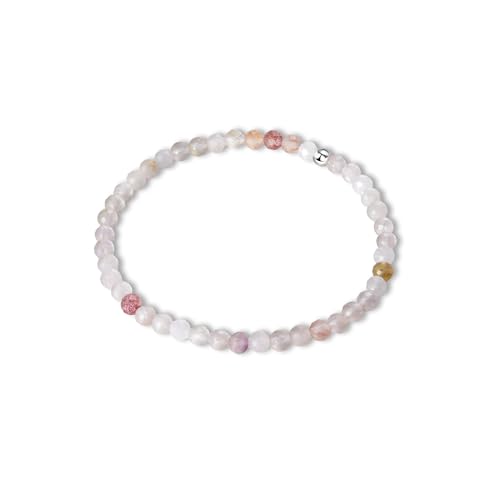 Candyfancy Edelstein Armband mit 4mm Silber 925 Perlen Echtes Naturstein Armband Damen Natürliche Echte Rosenquarz Steine Perlenarmband Länge 18cm Candyfancy Edelstein Armband mit 4mm Silber 925 Perlen Echtes Naturstein Armband Damen Natürliche Echte Rosenquarz Steine Perlenarmband Länge 18cm von Candyfancy