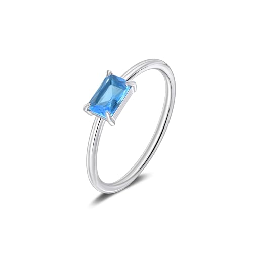 Candyfancy Geburtsstein Ringe Silber für Damen Stapelbarer Ring für Frauen Mädchen Verlobungsring Versprechensringe Daumenring mit Aquamarin Stein Größe 60 Candyfancy Geburtsstein Ringe Silber für Damen Stapelbarer Ring für Frauen Mädchen Verlobungsring Versprechensringe Daumenring mit Aquamarin Stein Größe 60 von Candyfancy