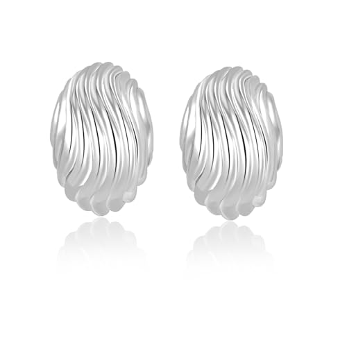 Chunky Ohrringe Gold Hängend Damen Tropfen Ohrringe Knoten Gold Earrings von Candyfancy