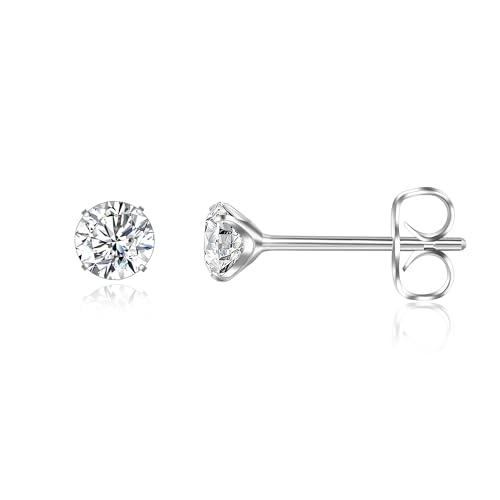 Titan Ohrringe Hypoallergen Damen Herren Mädchen G23 Titan Ohrstecker Zirkonia Ohrstecker 4mm Titan Ohrringe Hypoallergen Damen Herren Mädchen G23 Titan Ohrstecker Zirkonia Ohrstecker 4mm von Candyfancy