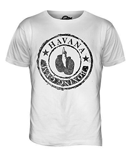 Candymix Havana Boxing Gym Herren T Shirt, Größe 2X-Large, Farbe Weiß von Candymix