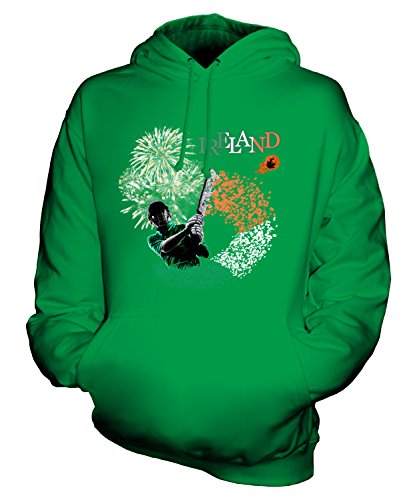 Candymix Irland Cricket Herren T Shirt, Größe Small, Farbe Grün von Candymix