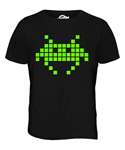 Candymix Neon Space Invader Herren T Shirt, Größe Large, Farbe Schwarz Candymix Neon Space Invader Herren T Shirt, Größe Large, Farbe Schwarz von Candymix