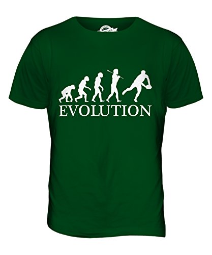 Candymix Rugby Evolution des Menschen Herren T Shirt, Größe 2X-Large, Farbe Flaschengrün Candymix Rugby Evolution des Menschen Herren T Shirt, Größe 2X-Large, Farbe Flaschengrün von Candymix
