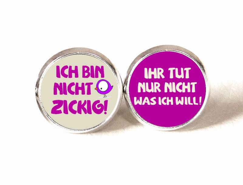 Ohrstecker Ich Bin Nicht Zickig von CandyweissDE