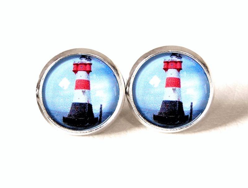 Ohrstecker Leuchtturm von CandyweissDE