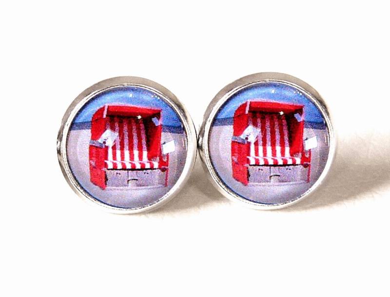 Ohrstecker Strandkorb Am Meer von CandyweissDE