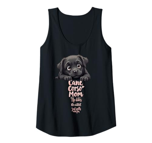 Damen Lustiger Cane Corso Mom Dog Cane Corso Mama Humor Zitat Tank Top von Cane Corso Fun Designs