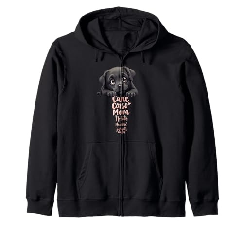 Lustiger Cane Corso Mom Dog Cane Corso Mama Humor Zitat Kapuzenjacke von Cane Corso Fun Designs