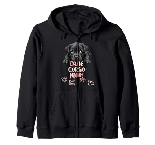 Lustiger Cane Corso Mom Dog Cane Corso Mama Humor Zitat Kapuzenjacke von Cane Corso Fun Designs