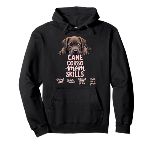 Lustiger Cane Corso Mom Dog Cane Corso Mama Humor Zitat Pullover Hoodie von Cane Corso Fun Designs