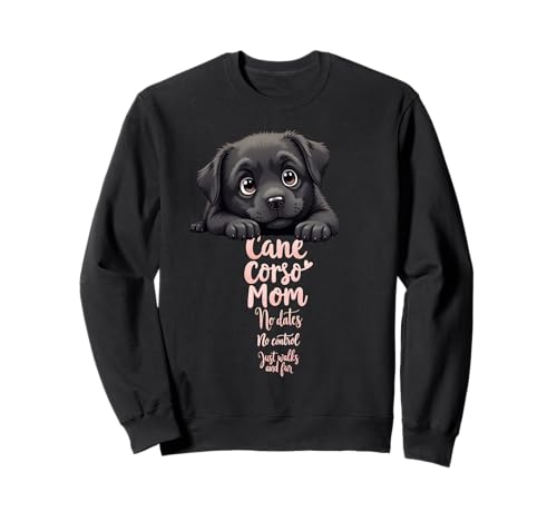 Lustiger Cane Corso Mom Dog Cane Corso Mama Humor Zitat Sweatshirt von Cane Corso Fun Designs