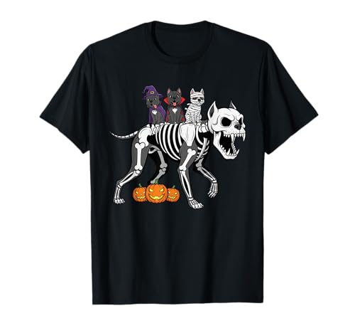 Cane Corso Skelett Mama Hexe Halloween Kinder Herren Damen T-Shirt von Cane Corso Lovers Cute Halloween Outfits Boy Girl