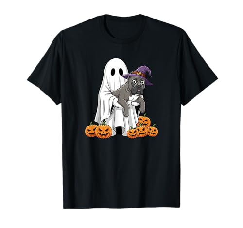 Lustiger Geisterstock Corso Kürbis Halloween Kinder Herren Damen T-Shirt von Cane Corso Lovers Cute Halloween Outfits Boy Girl