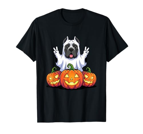 Cane Corso Hund Geist Kürbis Boo Halloween Kinder Herren Damen T-Shirt Cane Corso Hund Geist Kürbis Boo Halloween Kinder Herren Damen T-Shirt von Cane Corso Lovers Halloween Ghost Pumpkin Outfits