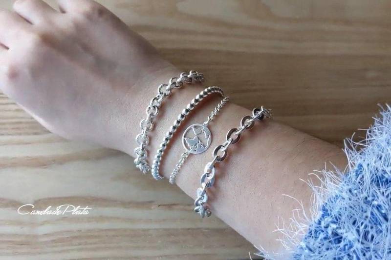 925Er Silberperlenarmband, 4 Mm. Freundschaftsarmband. Sterlingsilberperlenarmband. Stapelbares Armband 925Er Silberperlenarmband, 4 Mm. Freundschaftsarmband. Sterlingsilberperlenarmband. Stapelbares Armband von CaneladePlata