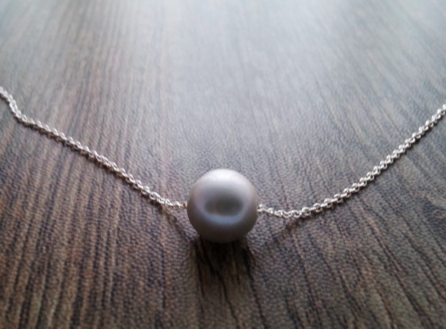 Halsband Aus Sterlingsilber Und Süßwasserperlen Halsband Aus Sterlingsilber Und Süßwasserperlen von CaneladePlata