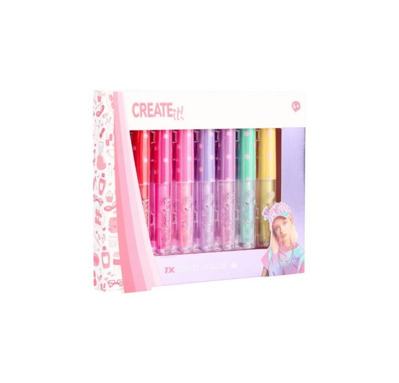 Canenco Kosmetik-Set CREATE it! - Lipgloss Glitter - 7 Stück, 7-tlg. von Canenco