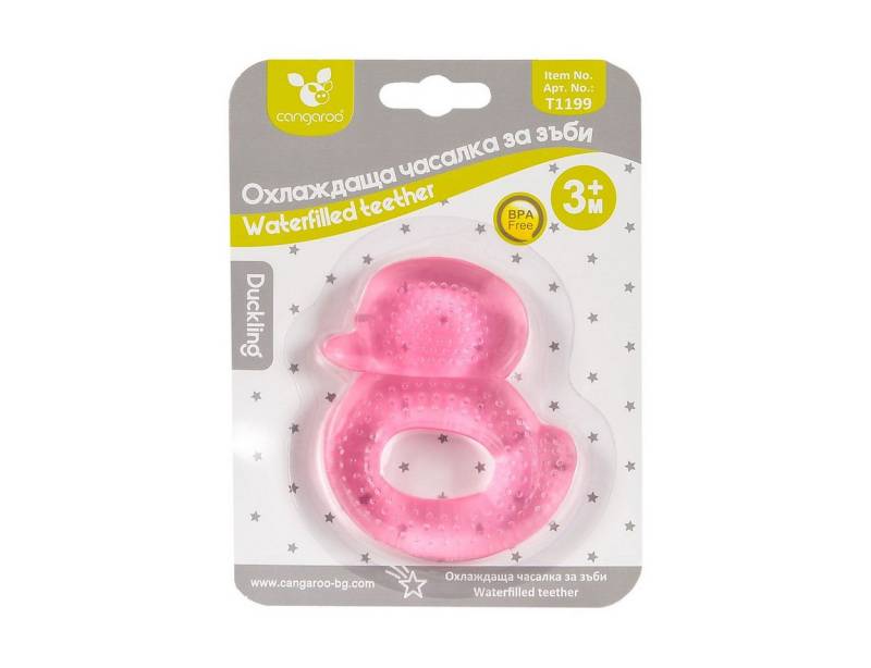 Cangaroo Beißring Beißring Ente T1199, Zahnungshilfe griffige Form kühlt und lindert von Cangaroo