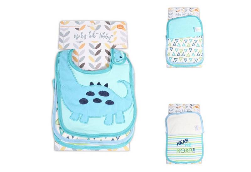 Cangaroo Lätzchen Babylatz 3er Set Tibby, (1-St), Selbstverschluss, wasserfest waschbar ab Geburt von Cangaroo