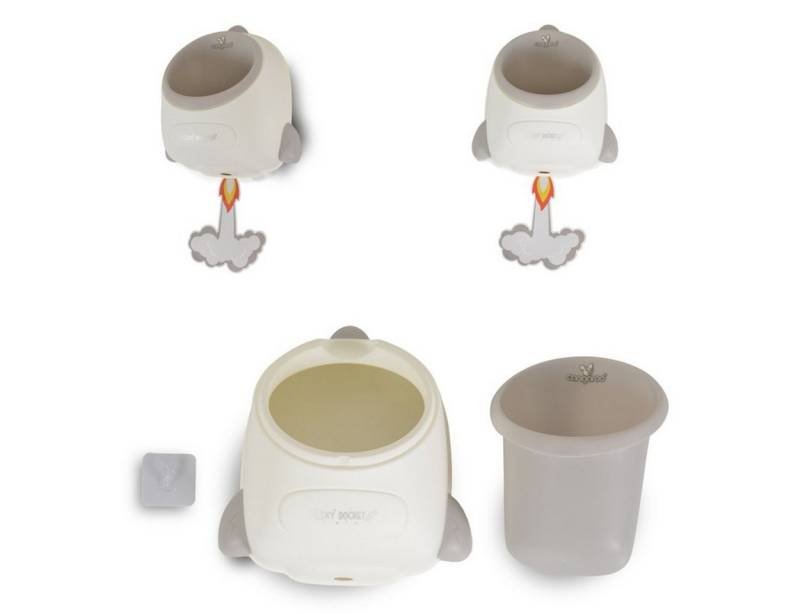 Cangaroo Töpfchen Urinal Rocket Toilettentrainer, Raketenaufkleber, Behälter abnehmbar von Cangaroo
