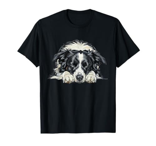 Artistic Border Collie Pocket Design Hund Mama Geschenke T-Shirt Artistic Border Collie Pocket Design Hund Mama Geschenke T-Shirt von Canine Canvas Co.