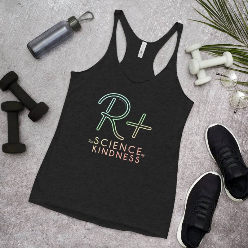 Die Wissenschaft Der Freundlichkeit R + Womens Racerback Tank Positive Verstärkung Clicker Training Aba Angewandte Verhaltensanalytik Kraftfrei von CanisNerdus