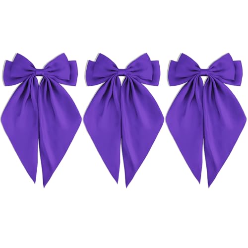 Canitor Dunkelviolette Haarschleifen für Damen, Teenager, Mädchen, Haar-Accessoires für Karneval, Outfit, Kleid, Hemden, Karneval, Haarspangen, Clip, große Kokettschleifen, trendige Sachen, Canitor Dunkelviolette Haarschleifen für Damen, Teenager, Mädchen, Haar-Accessoires für Karneval, Outfit, Kleid, Hemden, Karneval, Haarspangen, Clip, große Kokettschleifen, trendige Sachen, von Canitor