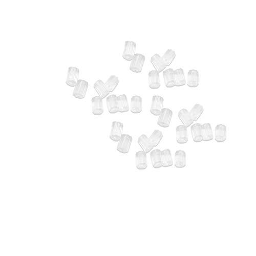 Canjerusof 144 Stück Silikon-ohrhaken Klar Ohrring Sicherheit Weiche Ohrrückenpolster Ersatzohr Zurück Stopper Backs von Canjerusof