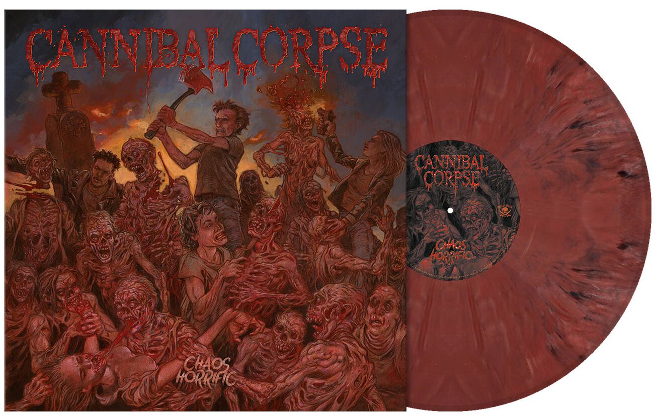 Cannibal Corpse Chaos horrific LP multicolor von Cannibal Corpse