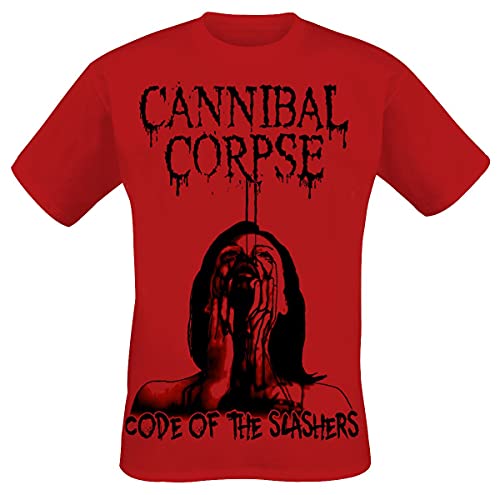 Cannibal Corpse Code of Slashers Männer T-Shirt rot XXL 100% Baumwolle Band-Merch, Bands Cannibal Corpse Code of Slashers Männer T-Shirt rot XXL 100% Baumwolle Band-Merch, Bands von Cannibal Corpse