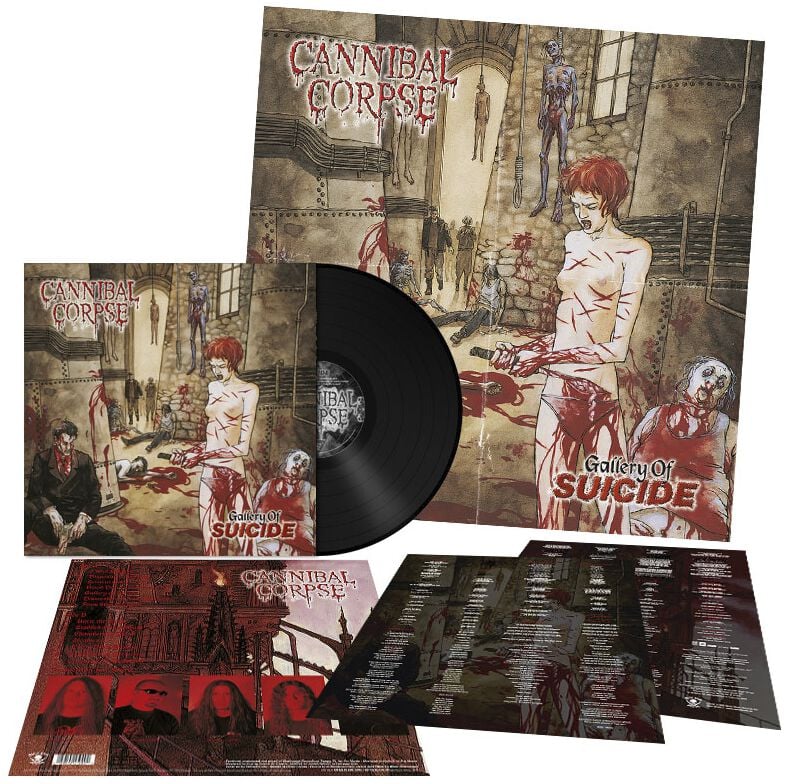 Cannibal Corpse Gallery of suicide LP multicolor Cannibal Corpse Gallery of suicide LP multicolor von Cannibal Corpse