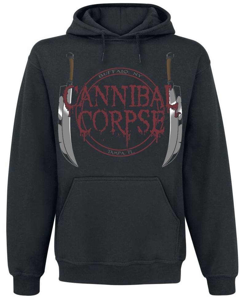 Cannibal Corpse Knife Kapuzenpullover schwarz in XXL Cannibal Corpse Knife Kapuzenpullover schwarz in XXL von Cannibal Corpse