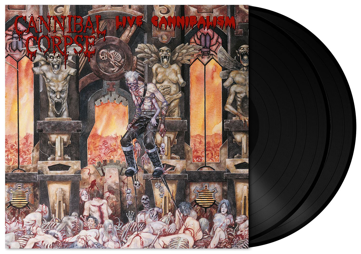 Cannibal Corpse Live Cannibalism LP multicolor von Cannibal Corpse