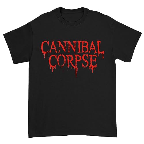 Cannibal Corpse Logo Männer T-Shirt schwarz M 100% Baumwolle Band-Merch, Bands von Cannibal Corpse