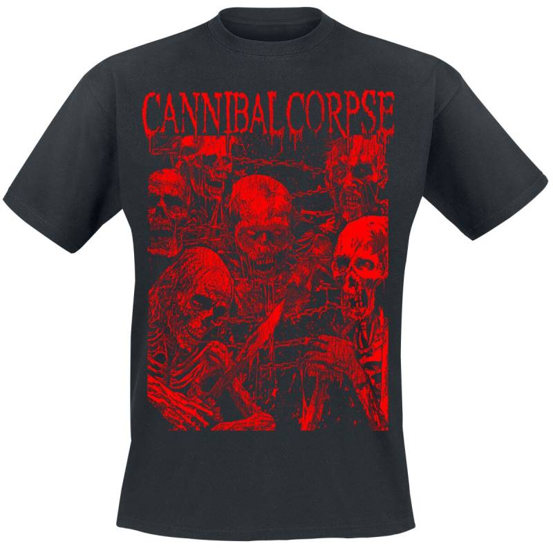 Cannibal Corpse T-Shirt - Undead March - S bis XXL - für Männer - Größe M - schwarz  - Lizenziertes Merchandise! von Cannibal Corpse