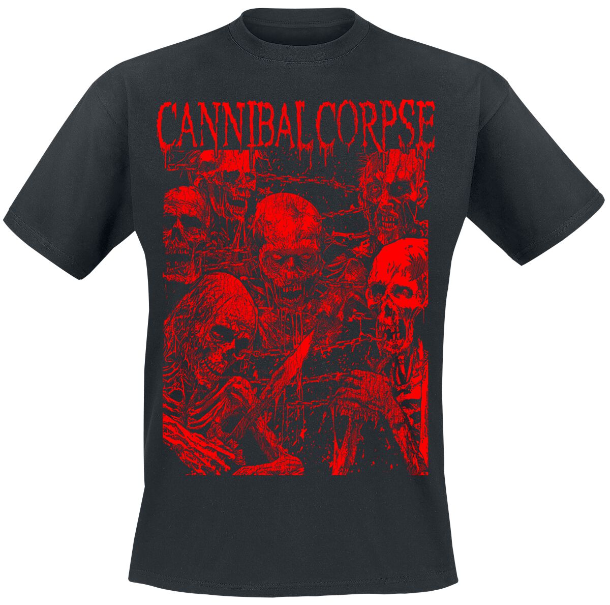 Cannibal Corpse T-Shirt - Undead March - S bis XXL - für Männer - Größe XXL - schwarz  - Lizenziertes Merchandise! von Cannibal Corpse