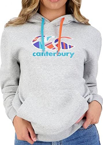 Canterbury Damen Oversized Hoody Kapuzen-Sweatshirt, Classic Marl, 38 von Canterbury