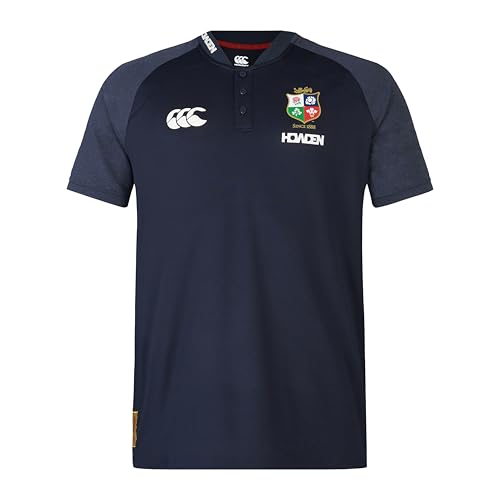 Canterbury Herren British and Irish Lions Poly Hemd, Dunkler Saphir, 4XL von Canterbury