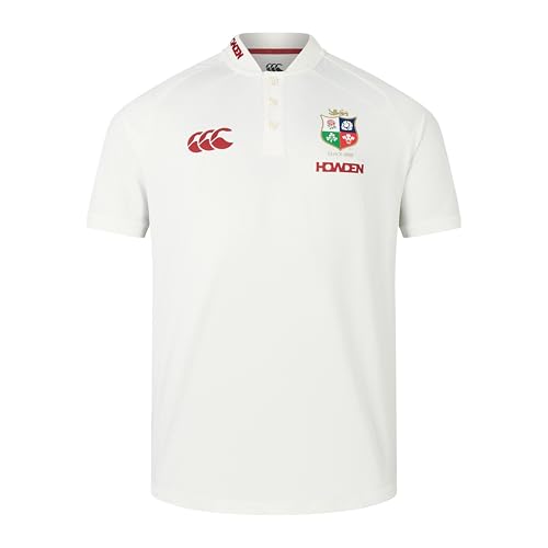 Canterbury Herren British and Irish Lions Poly Hemd, Egret, L Canterbury Herren British and Irish Lions Poly Hemd, Egret, L von Canterbury