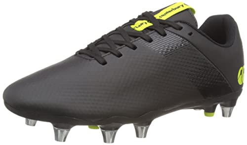 Canterbury Herren Men's Phoenix 3.0 Soft Ground Rugby-Schuhe, Black Wild Lime, 50.5 EU von Canterbury