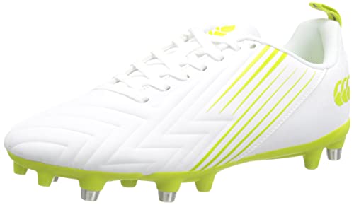 Canterbury Herren Men's Speed 3.0 Soft Ground Rugby-Schuhe, White Wild Lime, 47.5 EU von Canterbury