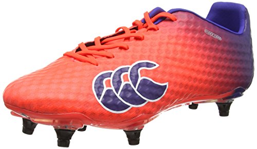 Canterbury Herren Speed Elite 6 Stud Rugbyschuhe, Rot (X20 Firecracker) von Canterbury