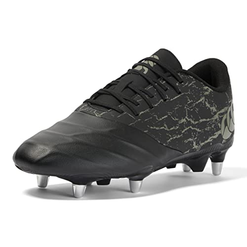 Canterbury Unisex Phoenix Genesis Team Soft Ground Rugby-Stiefel, Black Gravity Grey, 35.5 EU von Canterbury