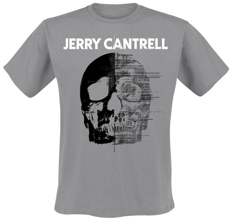 Cantrell, Jerry T-Shirt - Bone To Code - S bis 4XL - für Männer - Größe 4XL - charcoal  - Lizenziertes Merchandise! von Cantrell, Jerry