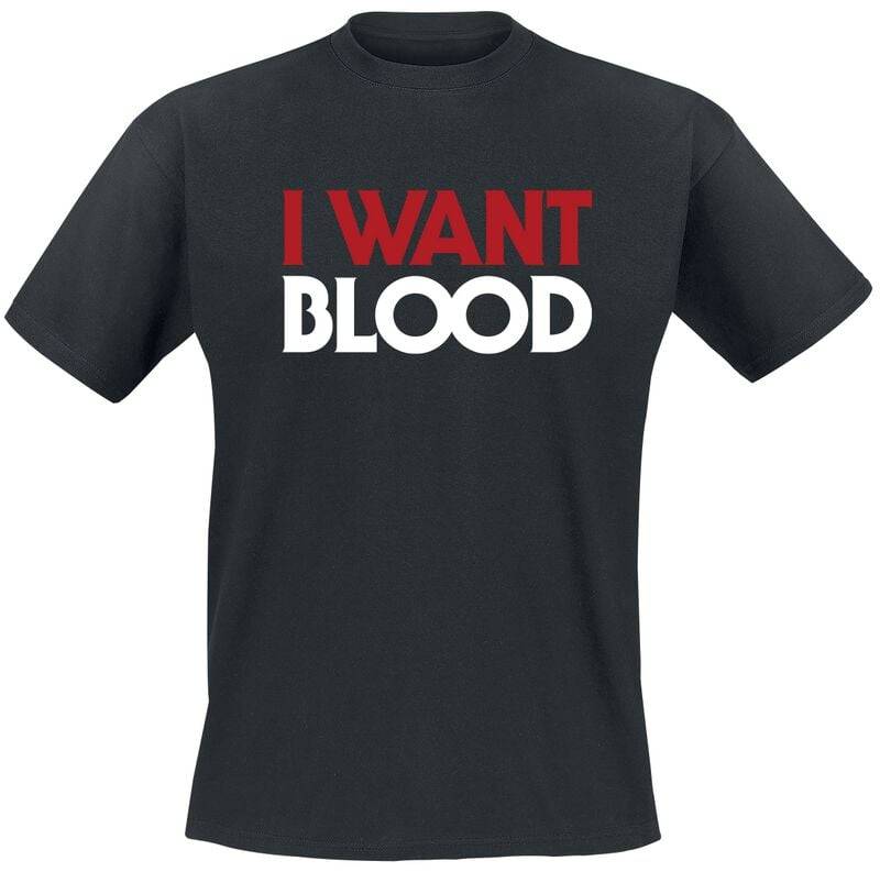 Cantrell, Jerry T-Shirt - I Want Blood - S bis 4XL - für Männer - Größe XXL - schwarz  - Lizenziertes Merchandise! von Cantrell, Jerry